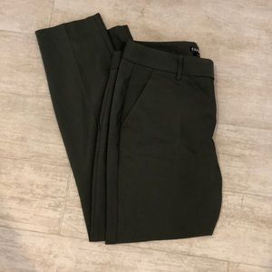 Express Columnist Pant Olive Green 8R